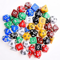 Miniatyrbilde 3 av 5: 7 x 7 (49 stykker) Polyhedral terninger 7 farger Rollespill terninger Gam
