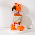 Miniatyrbild 7 av 7: 3 st bitresistent husdjur leksak bomullsrep Flamingo fågel katt hund Fu