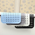 Miniatyrbillede 3 af 3: Anti-Slip Badeværelsesbrusermåtte med Behagelig Polstring Huldræning Nem Installation Bademåtte 70*40cm - Hvid