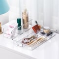 Miniatyrbillede 3 af 5: Multifunktionel plastik skrivebord multi-grid kosmetisk efterbehandling S