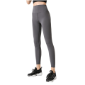 Miniatyrbilde 3 av 7: Stretch Høy Midje Skinny Løpebukse - Mørk grå XL