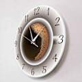 Miniatyrbild 4 av 5: Skumkaffe Kopp Väggklocka Café Sovrum Klocka Hem Kök Nordi