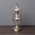 Miniatyrbillede 3 af 5: Timeglas, 15 minutters timeglas, præget hvidt sand