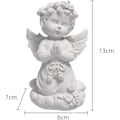 Miniatyrbillede 2 af 4: Dekorative engelstatuer og figurer harpiks engelvinger statue