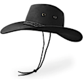 Miniatyrbillede 3 af 5: Cowboy Hat, Filt Kunstlæder Solhat, Ruskind Rejse Cap, Western