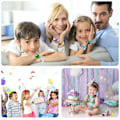 Miniatyrbilde 6 av 6: 12 stk. (tilfeldige farger) Sequin Mermaid Armbånd 2-farget Reversib