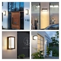Pikkukuva 4 / 4: Vedenpitävä metallinen LED-ulkoseinävalaisin ilman sensoria IP65 18W