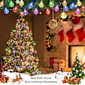 Miniatyrbillede 4 af 6: Farveskiftende Globe String Lights USB-stik, 50 LED Crystal Bubb