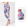 Miniatyrbild 4 av 6: Dam High Waist Skinny Tryckta Sport Fitness Yoga Byxor-HK283 M