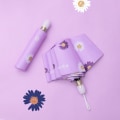 Miniatyrbillede 2 af 5: 1 stk. Daisy paraply automatisk 8-ben sort lim anti-UV UPF50
