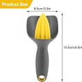 Miniatyrbilde 3 av 5: Sitruspresser med sil, ergonomisk minisitruspresser til