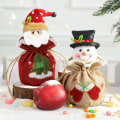 Miniatyrbilde 3 av 5: Juledekorasjoner 4 stk Barneferiegavepose 3D Dukke L