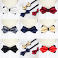 Miniatyrbillede 5 af 5: 7 stk. bryllup spids dobbelt lag butterfly slips - koreansk mode forretning