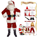 Miniatyrbild 1 av 5: （Kod L）10 tomteblosstillbehör för män, lyxig tomte