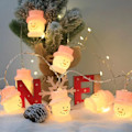 Miniatyrbilde 1 av 3: LED Julelysstreng Julebordslys Snømann Lysstreng Juletre Henger LED Festlig Festdekorasjon Lysstreng (USB-drevet) 3M20 light