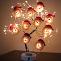 Miniatyrbilde 4 av 5: Santa Claus LED-lysslynge julepynt Chris