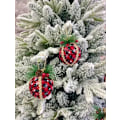 Miniatyrbilde 3 av 7: Buffalo Plaid Rustikke Julepynt Ornamenter Sett, Un