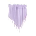 3 st triangulära gardinlängder genom stånggardiner Purple