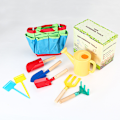 Miniatyrbillede 1 af 6: Børnehavehaveværktøj, 9PCS Haveværktøjssæt med Vandkande