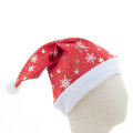 Miniatyrbild 2 av 4: 1 st linne julhatt jultryck hatt flanellförgyllning sno