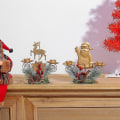 Miniatyrbilde 3 av 4: Juletrær Julelysestake Hjem Jern Lys Ornament G