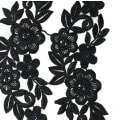 Miniatyrbillede 1 af 6: 2 stk. Blomster Patch Badge Applikation 28 x 14 cm