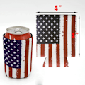 Pikkukuva 2 / 5: Can Koozie 12-pakkaus neopreenistä valmistetut tölkki- ja pullonsuojat Amerikan lippu
