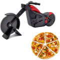 Miniatyrbilde 1 av 4: Motorsykkel Pizzakutter - Premium Rustfritt Stål Pizz