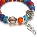 Miniatyrbillede 4 af 5: Krystal Opal Perle Armbånd Kreativ Retro Multi-loop Armbånd