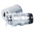 Miniatyrbillede 4 af 4: 2 stk. Mikroskoper 60X LED Mini Mikroskoper Læse Lup Pock