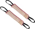 2 st Hundbit Tug Toy Hållbar Dragleksak med 2 Starka Handtag