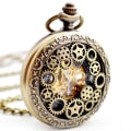 Miniatyrbild 1 av 6: 1 Retro Fickur Skelett Lock Mekanisk Hand-Wind Analog-