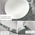 Miniatyrbillede 7 af 8: Maternity front open buckle plus size amme BH - mørkegrå S