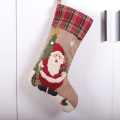 Miniatyrbilde 2 av 6: 2 par juledekorasjoner store snømann broderte jule