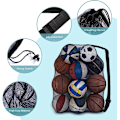 Miniatyrbillede 3 af 6: Boldpose Stor Net Mesh Taske til Foldbar Nylon Net Taske