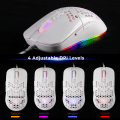 Miniatyrbilde 4 av 6: Lett kablet datamus 5 RGB bakgrunnsbelyst Type-C 7200 DPI f
