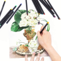 Pikkukuva 3 / 6: värilliset ohuet tussit, piirtokynät 24pcs