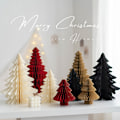 Miniatyrbillede 3 af 3: 2 stk. Julepynt Dekoration Juletræ Origami Christ