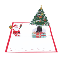 Miniatyrbillede 3 af 5: 5 julekort i tre dimensioner 3D juletræ t