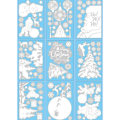Miniatyrbillede 3 af 5: 27 Statiske Jule Vindue Stickers, Vindue Glas Stickers, Whit