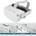 Miniatyrbild 2 av 5: 6PCS För Oculus Quest 2 Controller Silikonfodral White