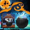 Miniatyrbillede 1 af 5: Halloween Heks Glas Atomizer Lampe 7 Farver Flamme Misfarvning