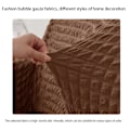 Miniatyrbild 2 av 5: Enkel Passform Soffaöverdrag Universell Hög Stretch Hållbar Möbelskydd med Kjol (Beige), 2-4 Sits 140-185cm