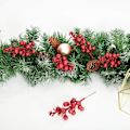 Miniatyrbilde 2 av 4: 14 stk glitrende bærstengler til jul, 23 cm juletre, D