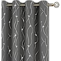 Miniatyrbillede 1 af 7: Blackout gardiner 84 tommer længde 2 paneler Grommet termisk isolering