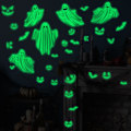 Pikkukuva 1 / 5: 2 kpl Ghost PET -kalvoa Uudet Halloween -tarrat Luminoidut Ghost Face B