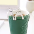 Miniatyrbillede 5 af 5: Høj kvalitet rustfrit stål katteformet teske, hængende design
