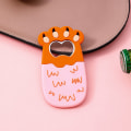Miniatyrbild 5 av 6: 6 st ölöppnare med söt tecknad katt tass