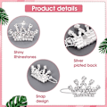 Pikkukuva 3 / 6: 9 KPL Rhinestone Koiran Hiustarvikkeet Pentu Kruunu Barrette