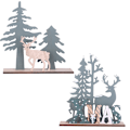 Miniatyrbild 1 av 5: 2 stjälkar juldekorationer DIY älg julgransprydnader